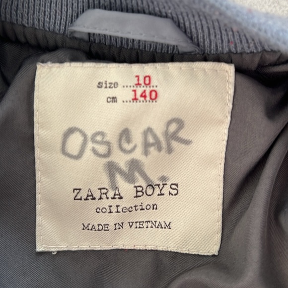 Zara- Boys quilted bomber jacket - Picture 5 of 5